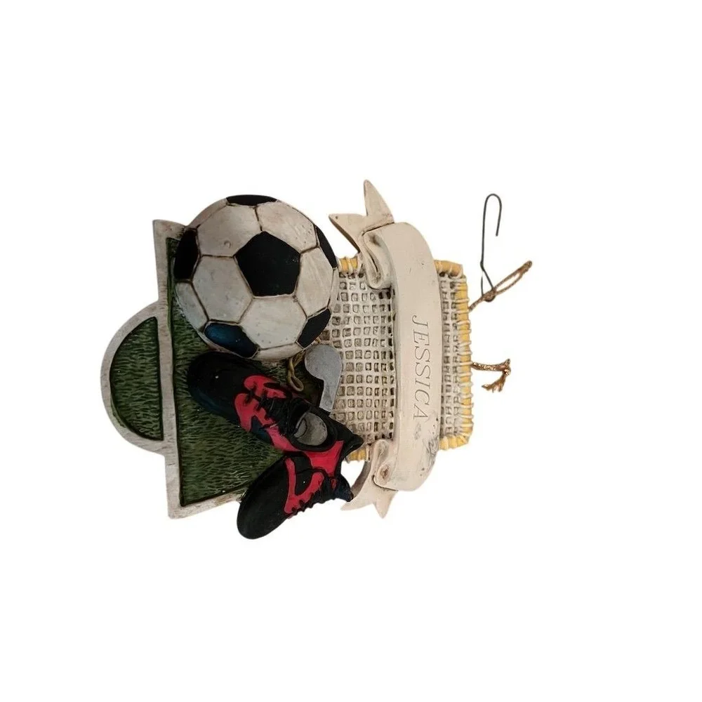 Kurt S Adler Soccer Christmas Ornament Customizable with Name‎ Jessica
